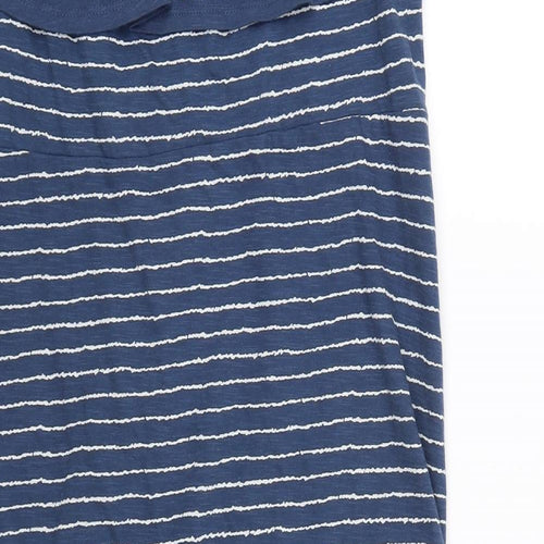 Debenhams Womens Blue Striped  T-Shirt Dress  Size 12  - Summer