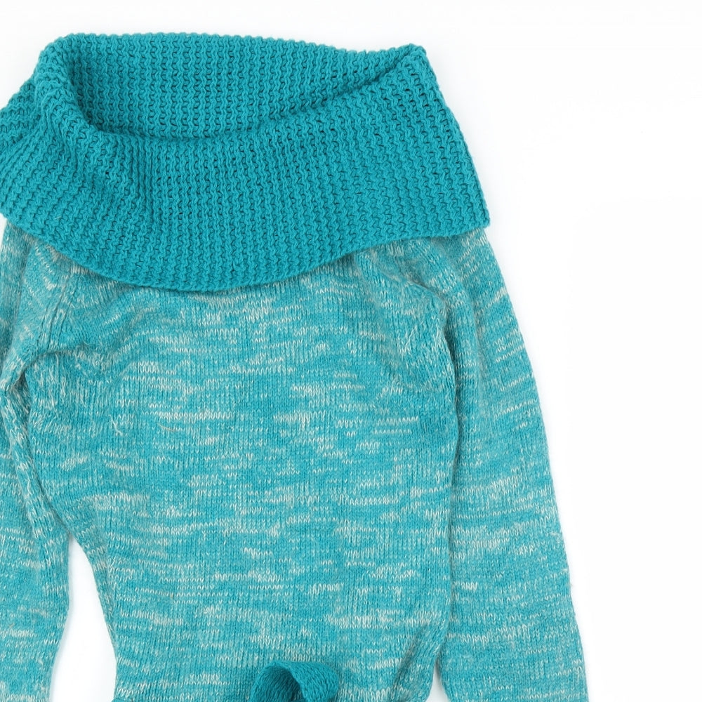 Jane Norman Womens Blue   Pullover Jumper Size 12