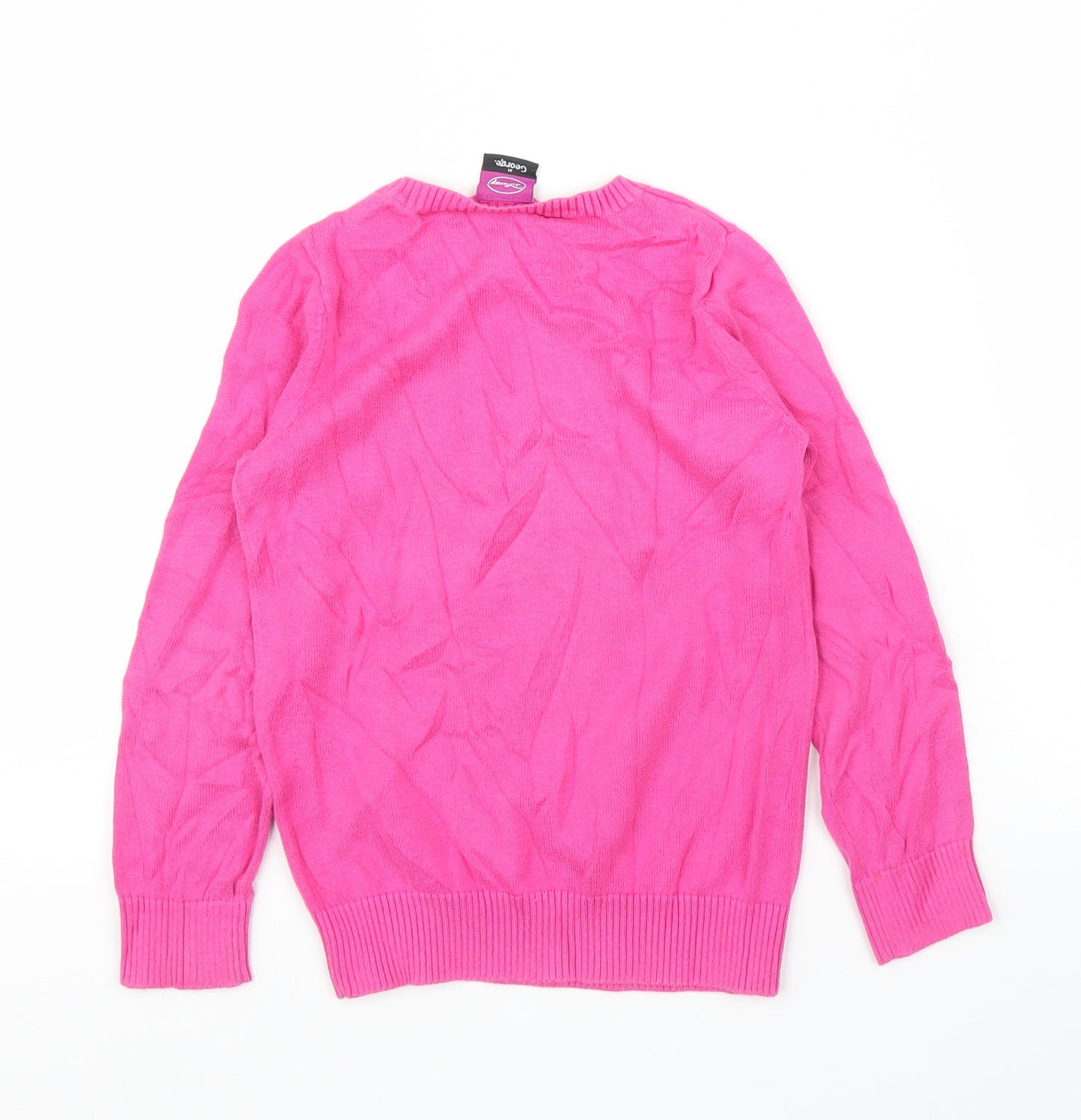 George Girls Pink   Pullover Jumper Size 7-8 Years  - Disney, Bambi