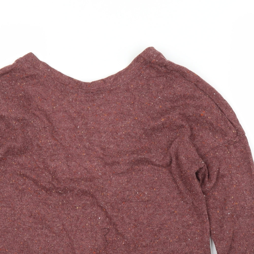 Hearts and Bows Womens Purple   Pullover Jumper Size 10