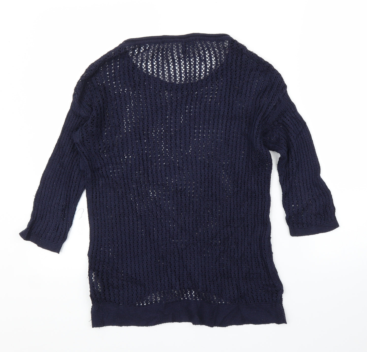 Stile Benetton Womens Blue   Pullover Jumper Size S