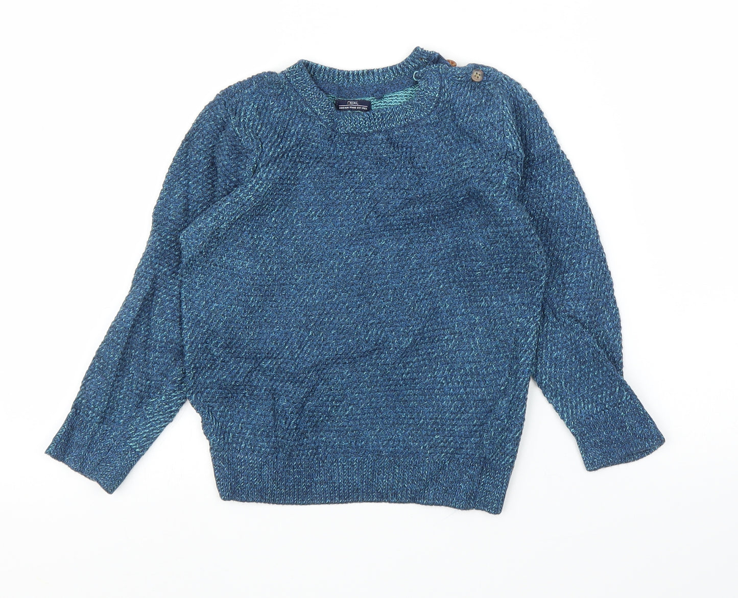 NEXT Boys Blue   Pullover Jumper Size 2-3 Years
