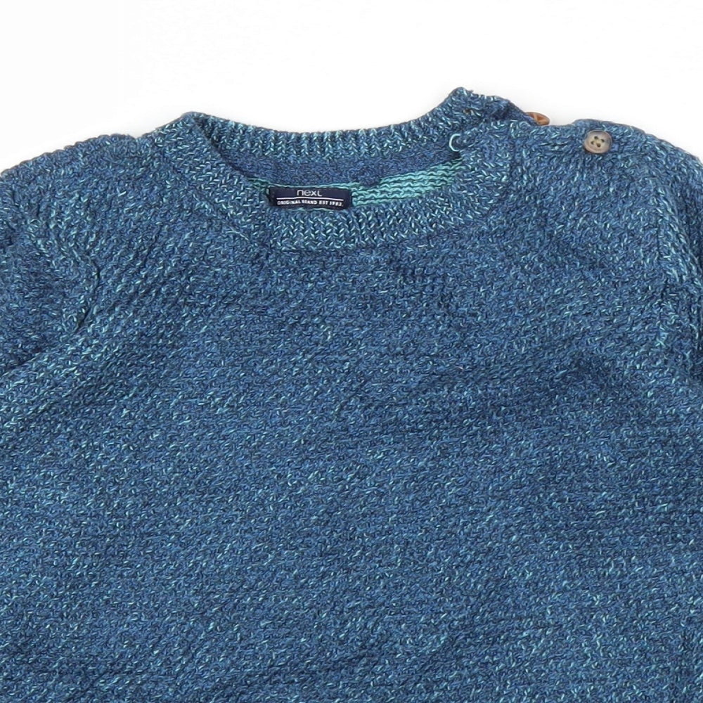 NEXT Boys Blue   Pullover Jumper Size 2-3 Years