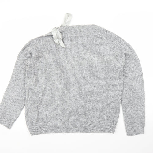Papaya Womens Grey   Pullover Jumper Size L