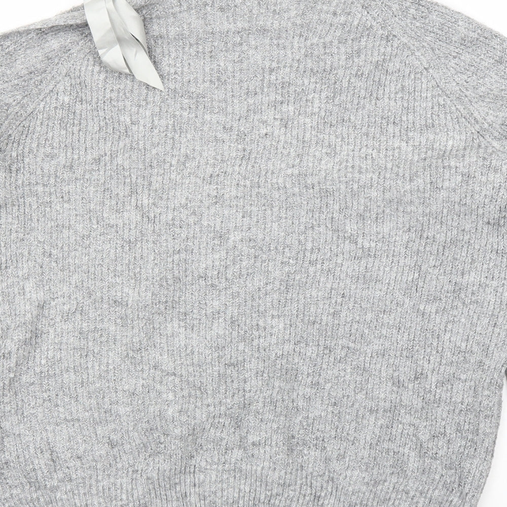 Papaya Womens Grey   Pullover Jumper Size L