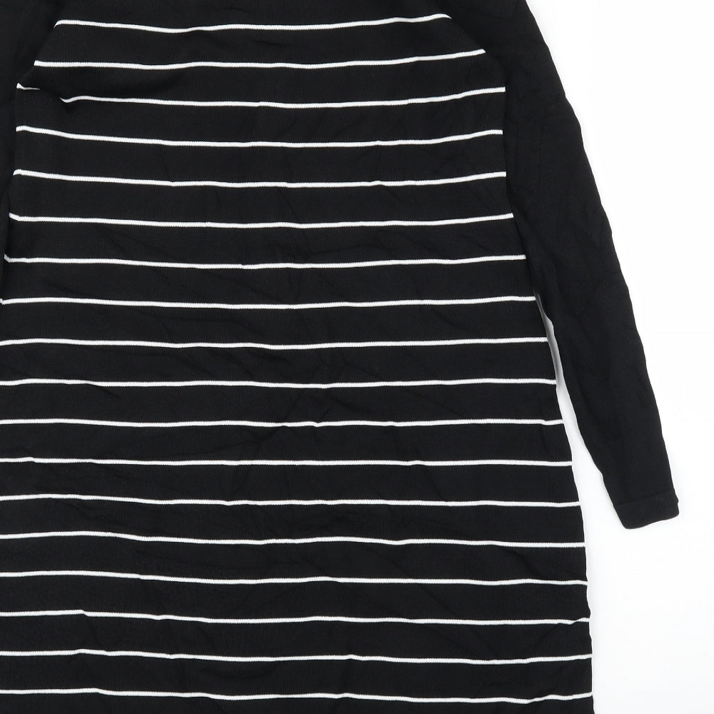 Seraphine Womens Black Striped  Jumper Dress  Size 10