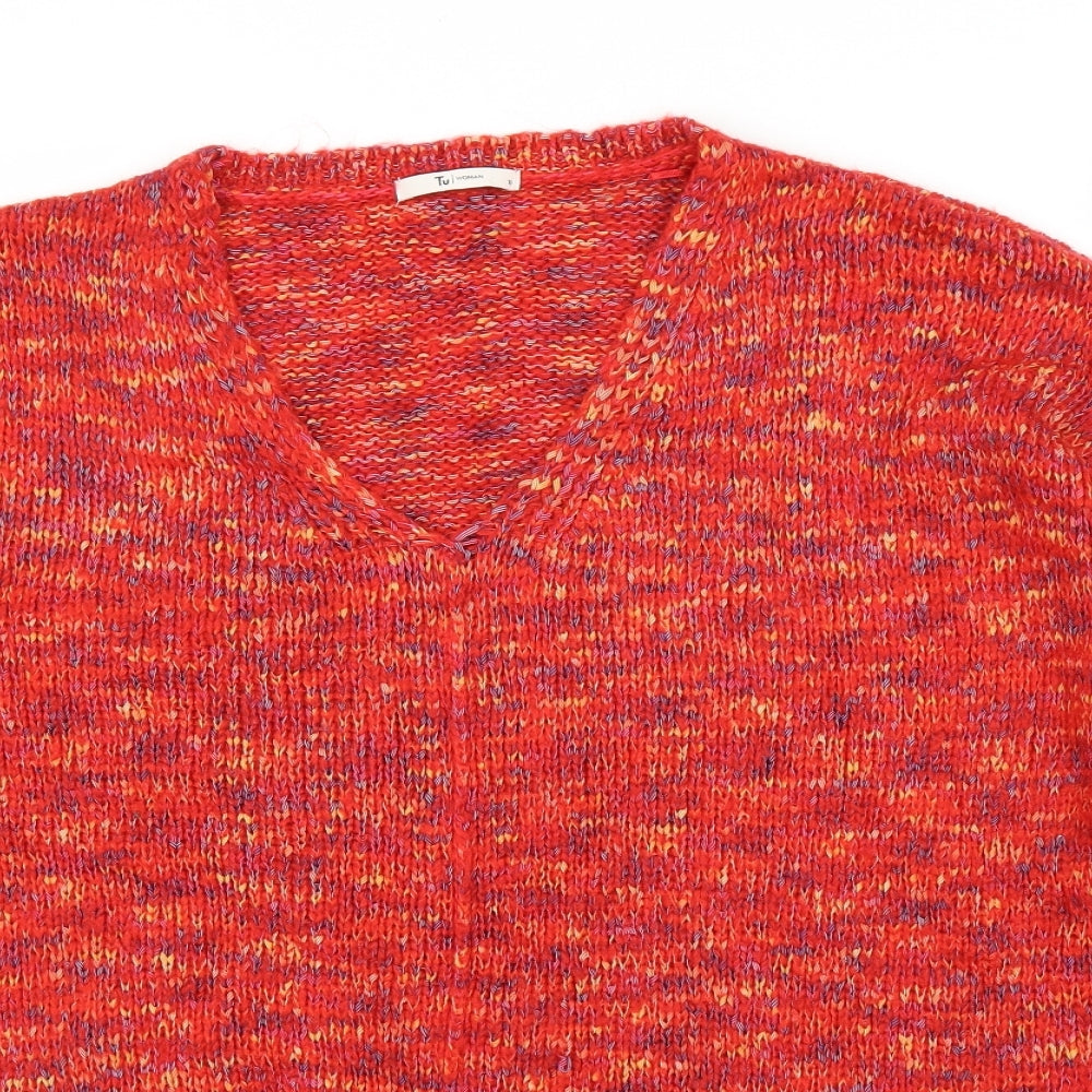 TU Womens Red   Pullover Jumper Size 18