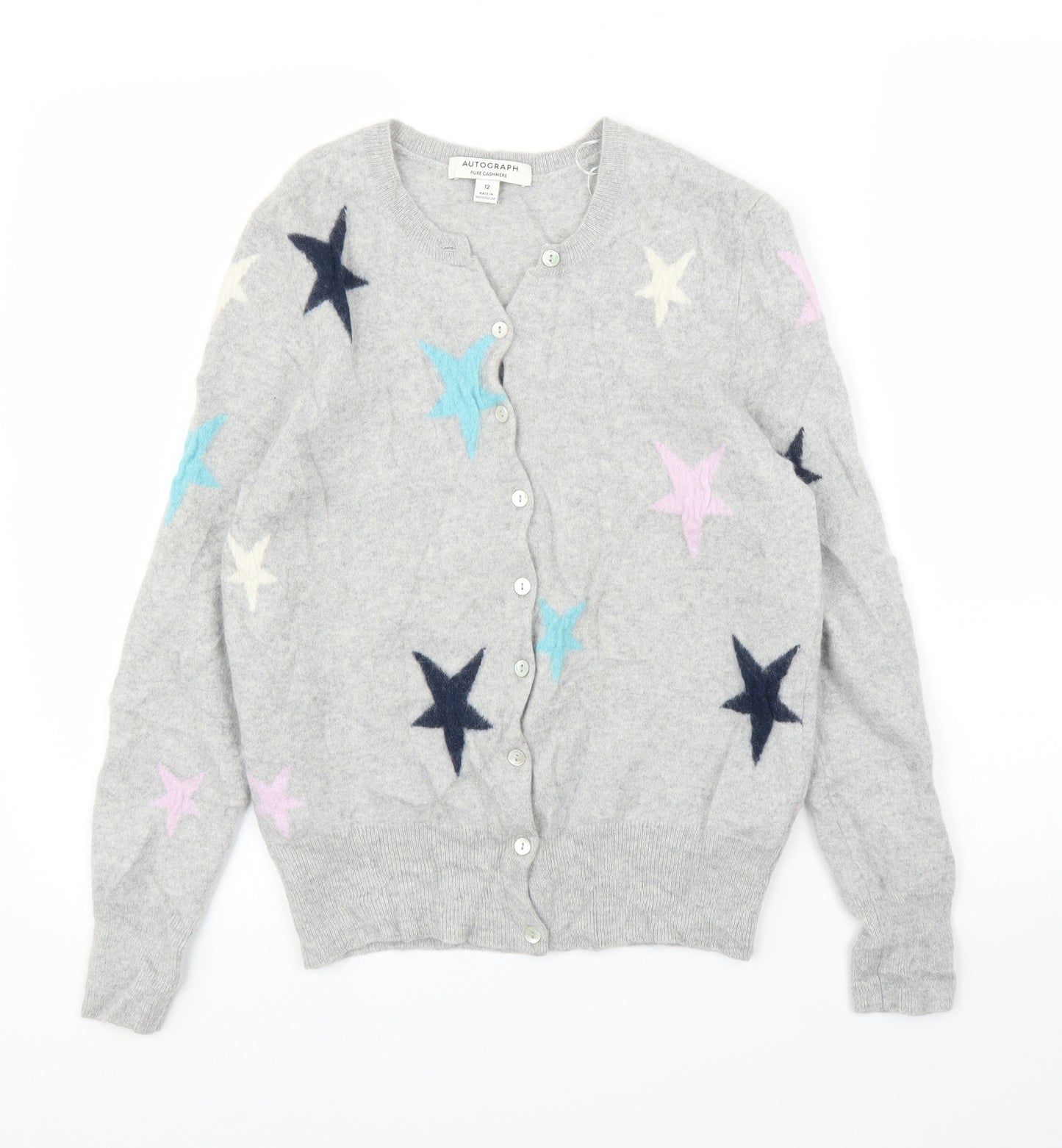 Autograph Womens Grey   Cardigan Jumper Size 12