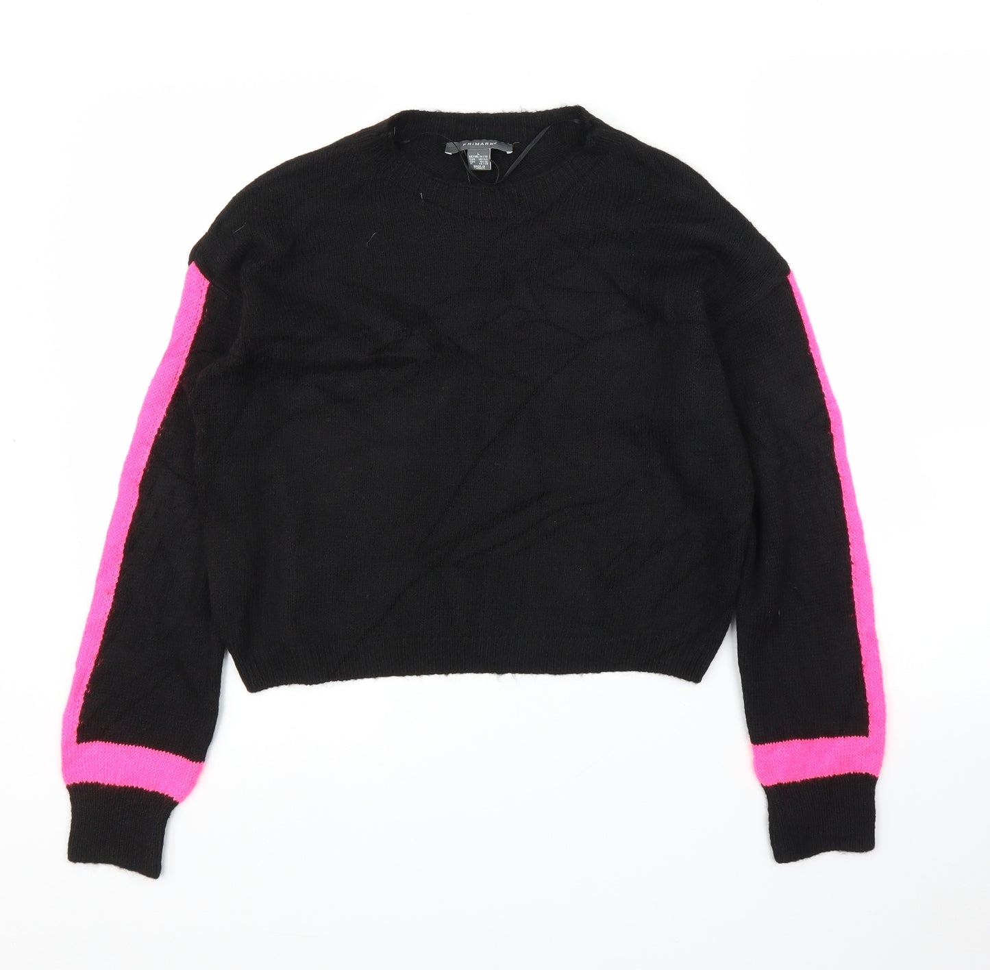 Primark Womens Black   Pullover Jumper Size L