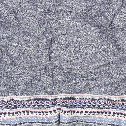M&S Womens Blue Fair Isle  Pullover Jumper Size 16