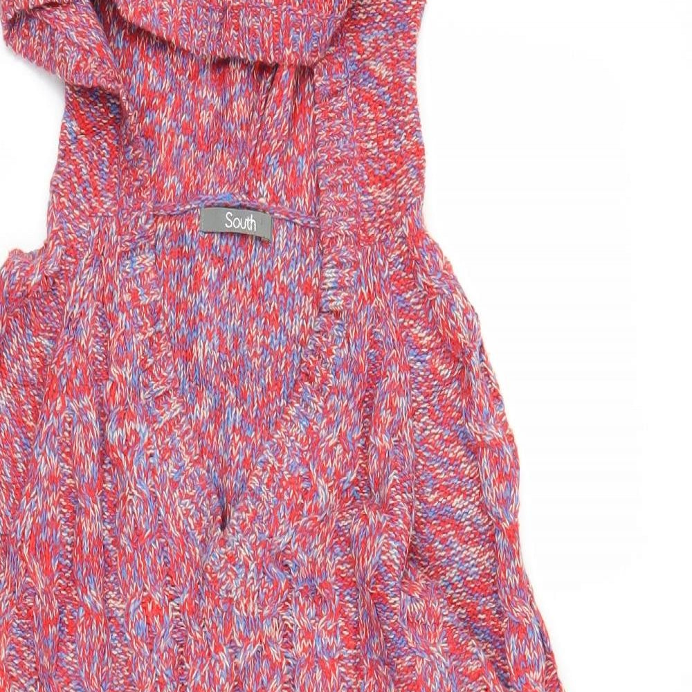 South Womens Red   Pullover Hoodie Size 8