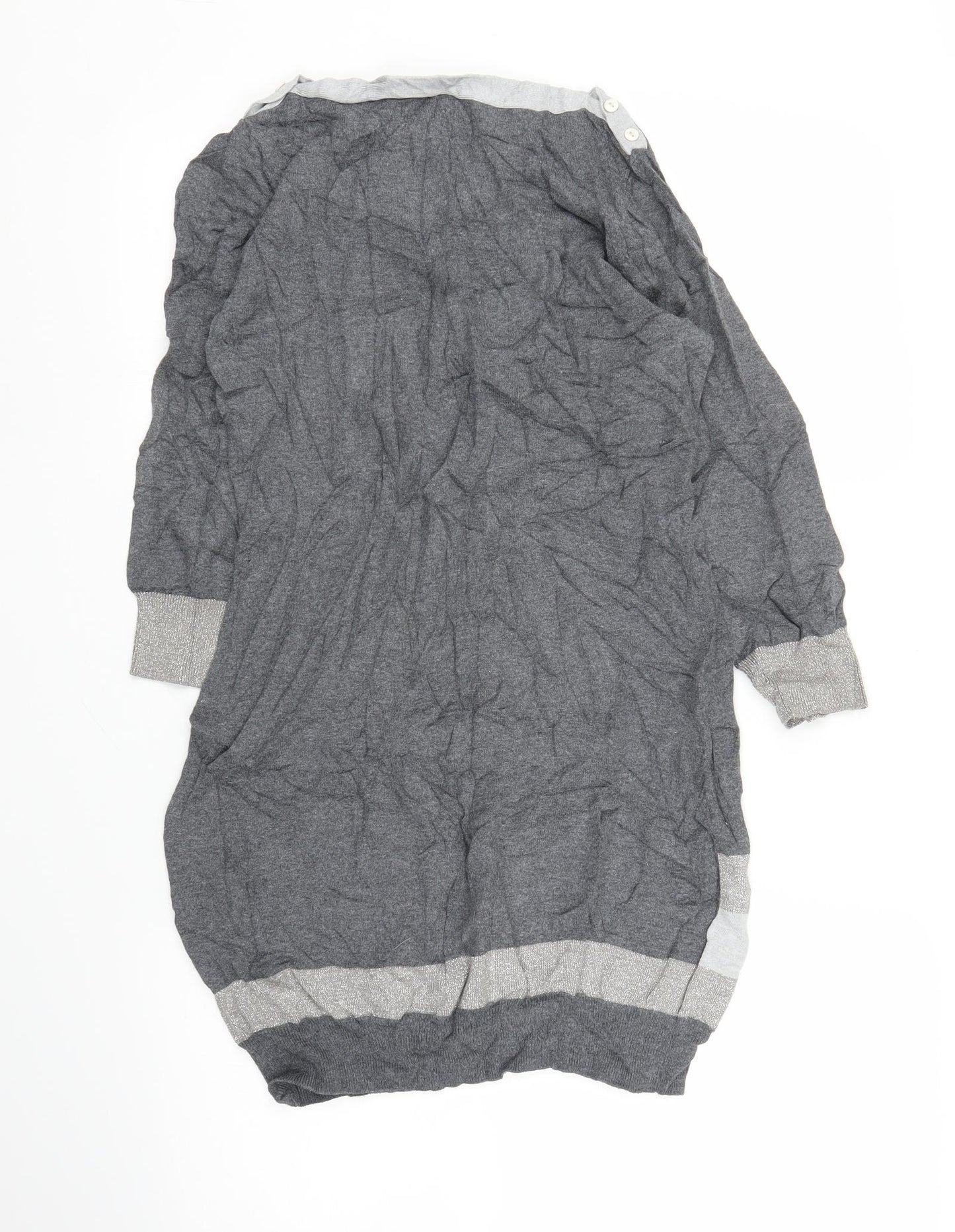 NEXT Womens Grey   Tunic Blouse Size 10