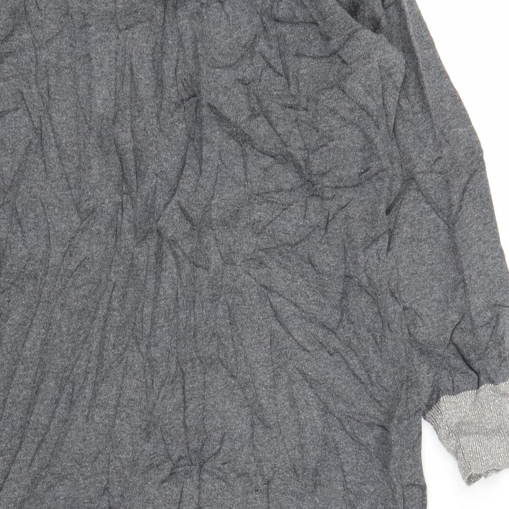 NEXT Womens Grey   Tunic Blouse Size 10