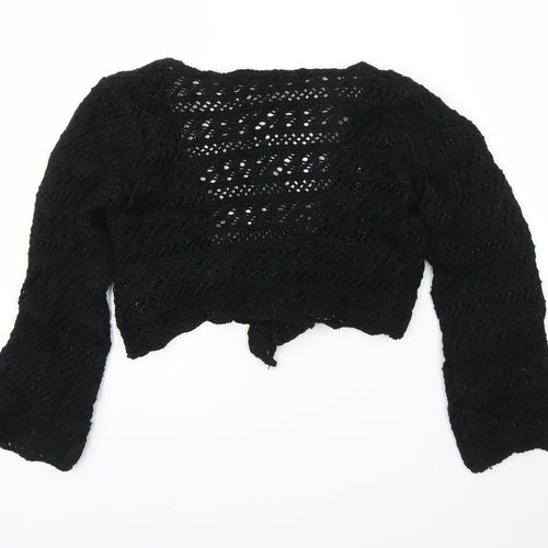 Finella Womens Black   Cardigan Jumper Size S