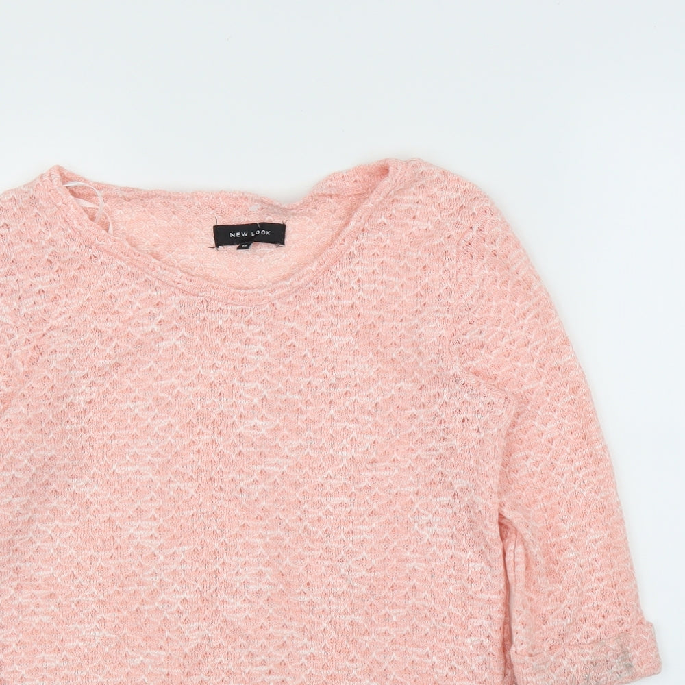 New Look Womens Pink   Basic Blouse Size 10