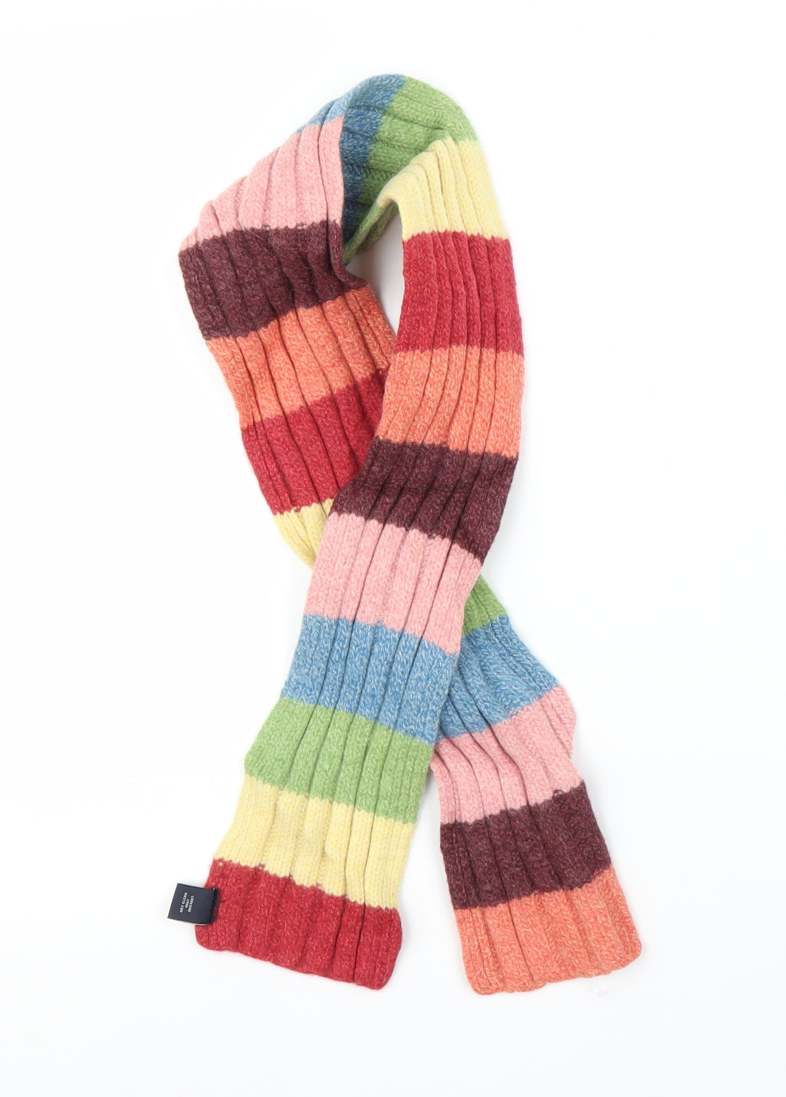 Abercrombie & Fitch Unisex Multicoloured Striped   Scarf