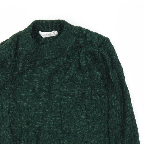 Missguided Womens Green   Pullover Jumper Size S
