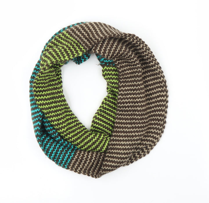 Passigatti Unisex Brown Herringbone   Scarf