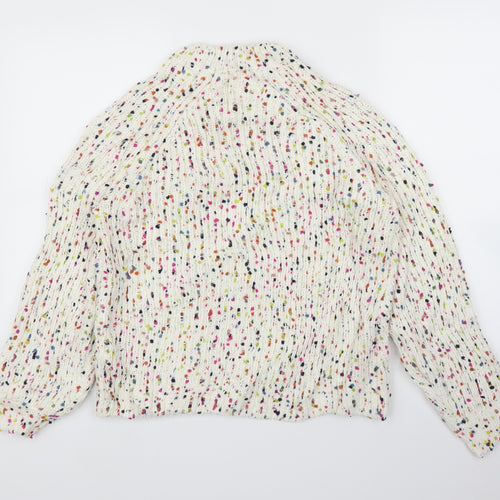 M&S Womens White   Pullover Jumper Size M