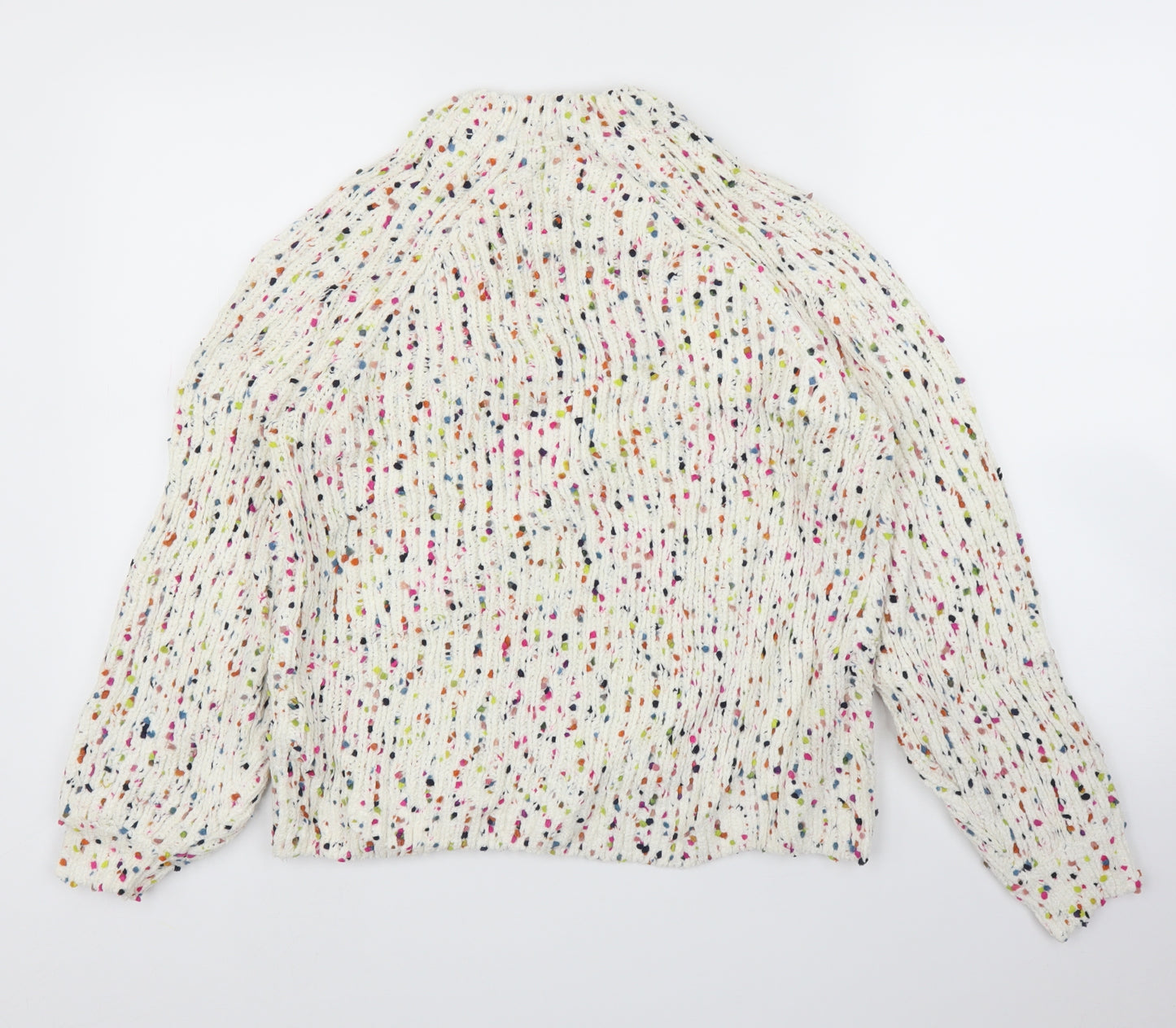 M&S Womens White   Pullover Jumper Size M