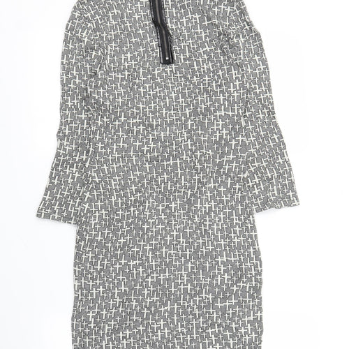 Topshop Womens Grey   A-Line  Size 12
