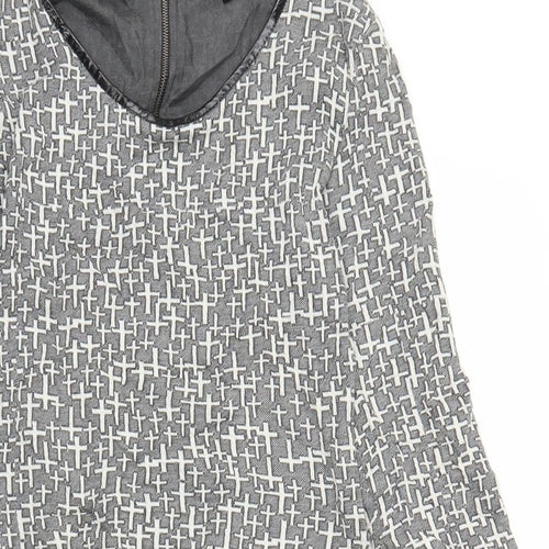 Topshop Womens Grey   A-Line  Size 12