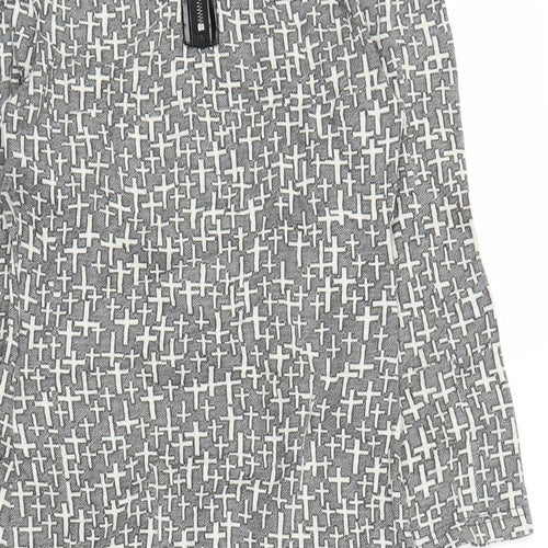 Topshop Womens Grey   A-Line  Size 12