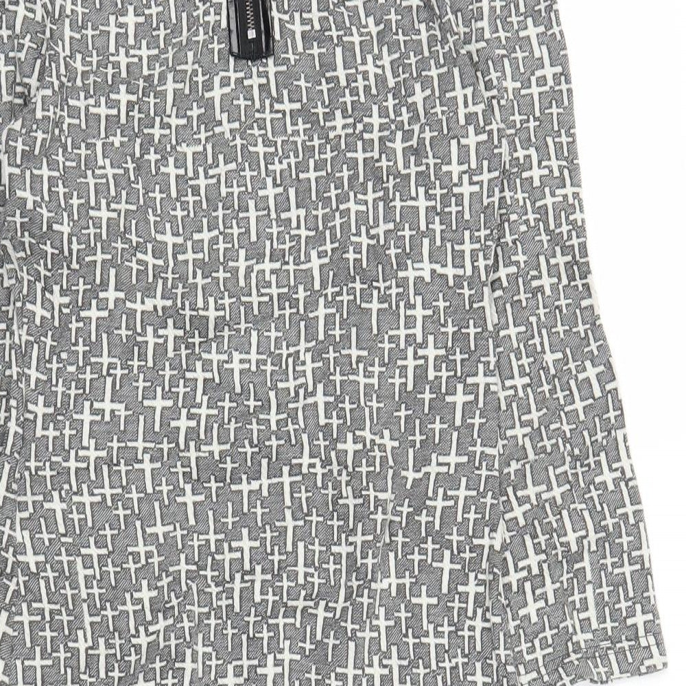 Topshop Womens Grey   A-Line  Size 12