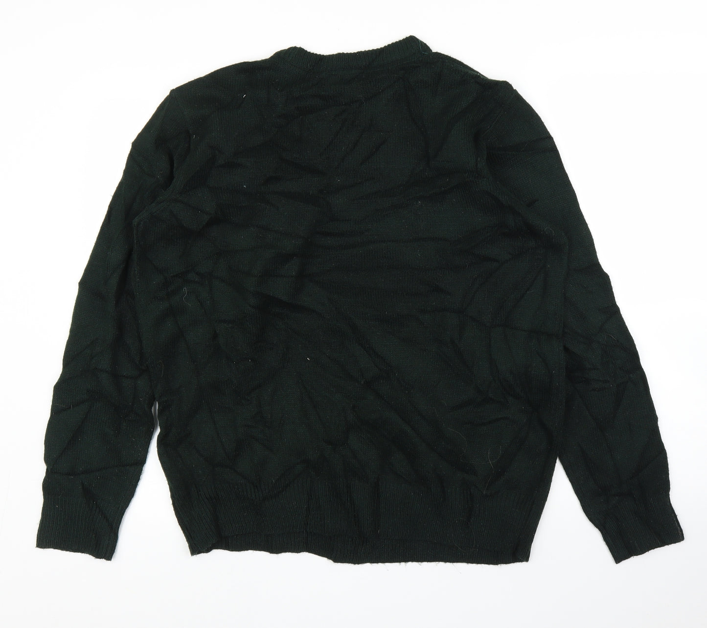 F&F Mens Green   Pullover Jumper Size L  - Christmas