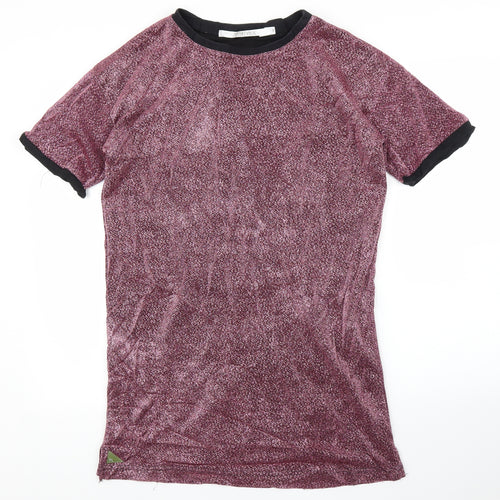 Pippa Lynn Womens Purple   Tunic Blouse Size S
