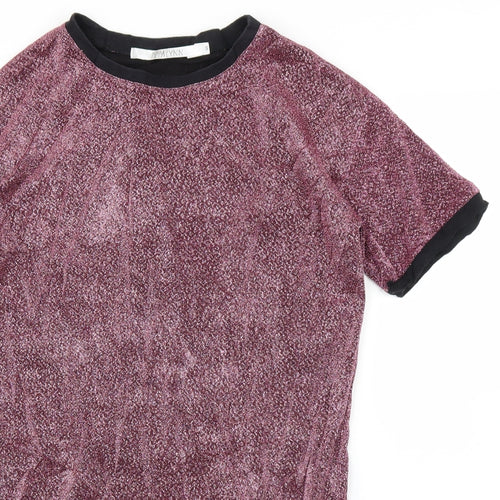 Pippa Lynn Womens Purple   Tunic Blouse Size S