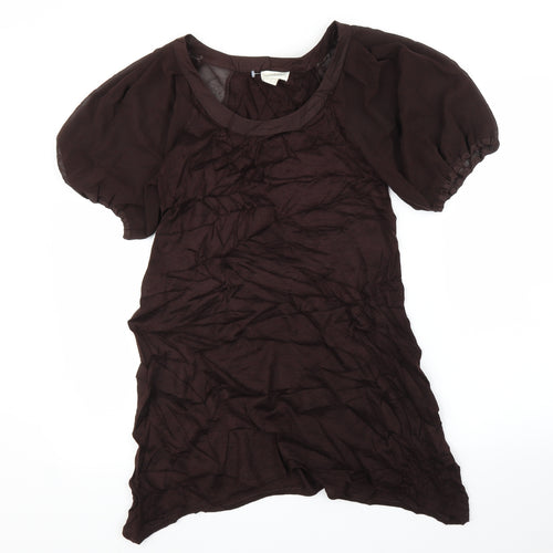 Monsoon Womens Brown   Tunic Blouse Size 8