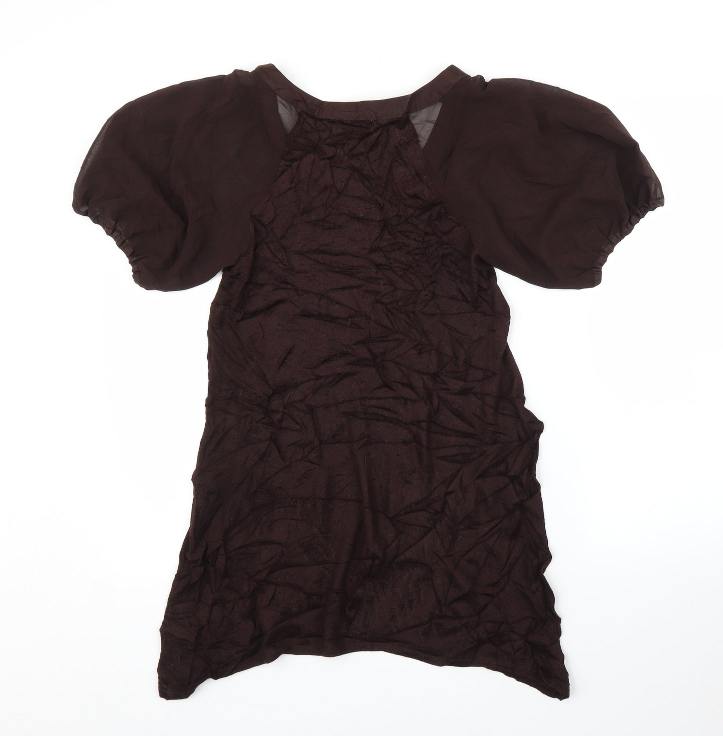 Monsoon Womens Brown   Tunic Blouse Size 8