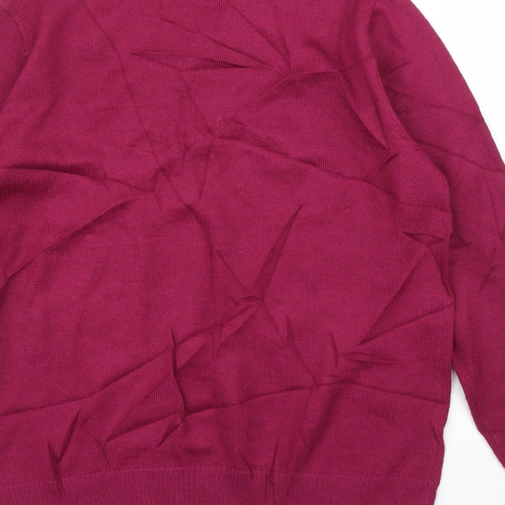 Afibel Womens Purple   Pullover Jumper Size 14