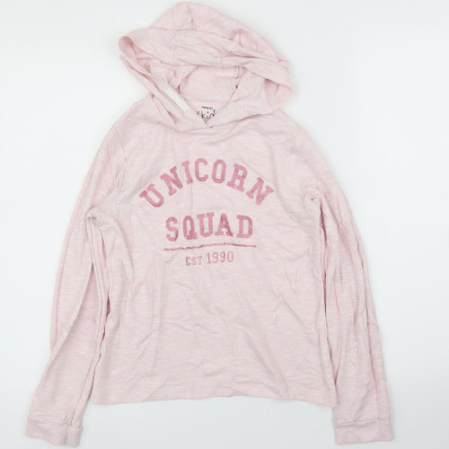 Pep&Co Girls Pink   Pullover Jumper Size 10 Years