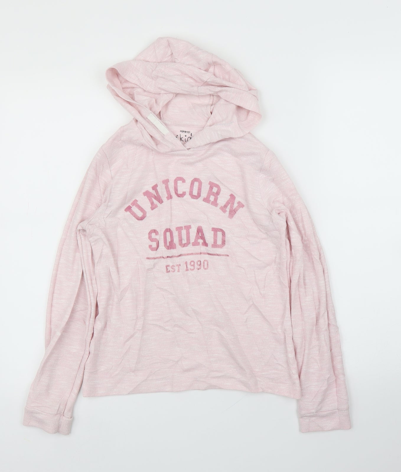 Pep&Co Girls Pink   Pullover Jumper Size 10 Years