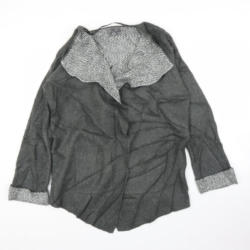 Primark Womens Grey   Cardigan Jumper Size 8