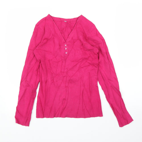 BHS Womens Pink   Pullover Jumper Size 12