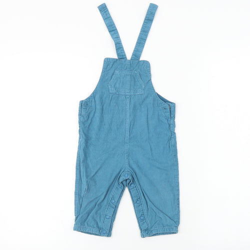 Marks and Spencer  Boys Blue   Dungaree One-Piece Size 9-12 Months