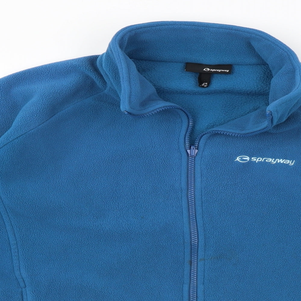 Sprayway  Womens Blue   Full Zip Jumper Size 14