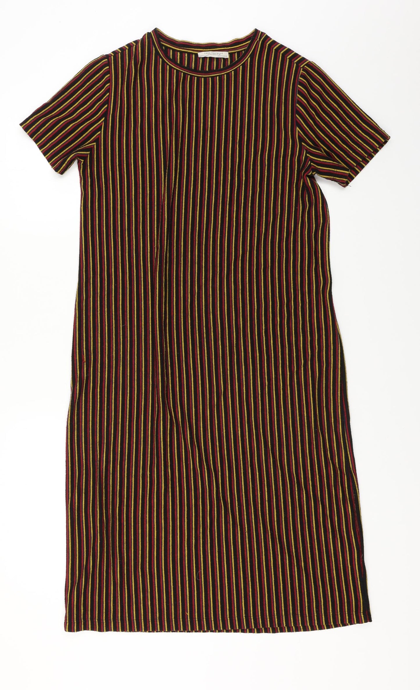 Zara  Womens Black Striped  A-Line  Size M