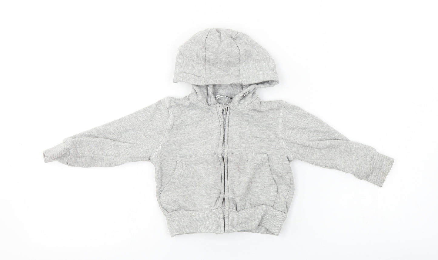 Pep&co     Boys Grey   Full Zip Jumper Size 12-18 Months