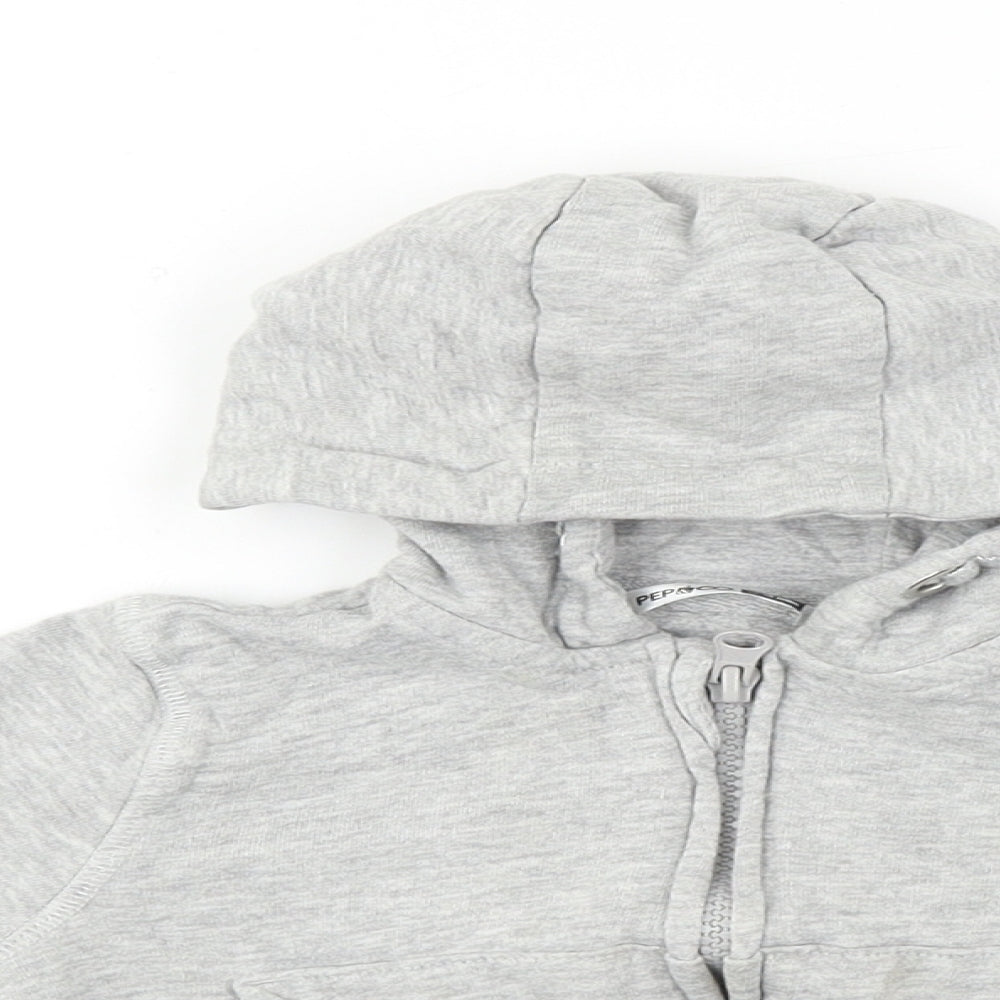 Pep&co     Boys Grey   Full Zip Jumper Size 12-18 Months