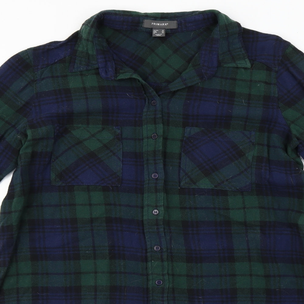 Primark  Womens Grey Check  T-Shirt Dress  Size 16