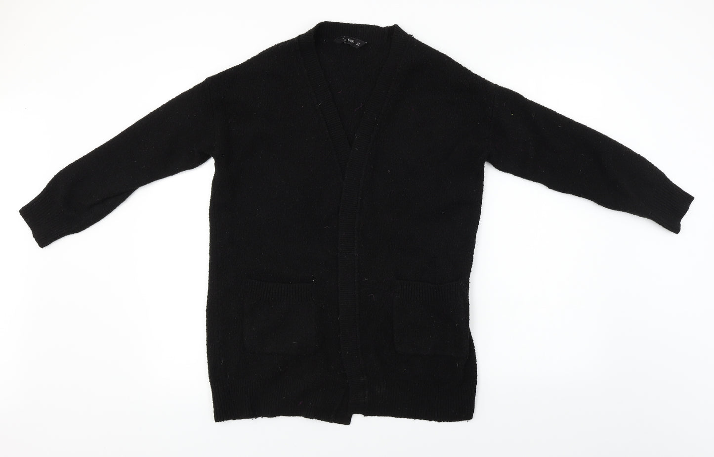 F&F  Womens Black   Cardigan Jumper Size M