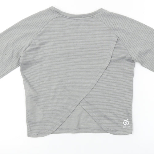 Dare to be  Womens Grey   Basic T-Shirt Size 8