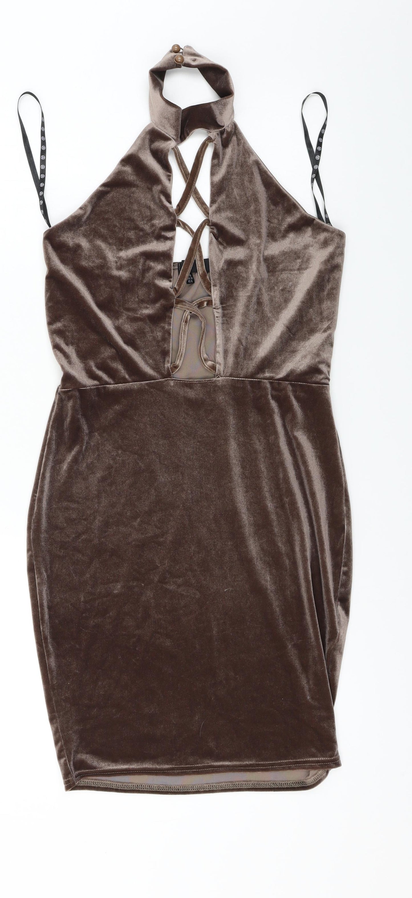 Missguided  Womens Brown   Bodycon  Size 10