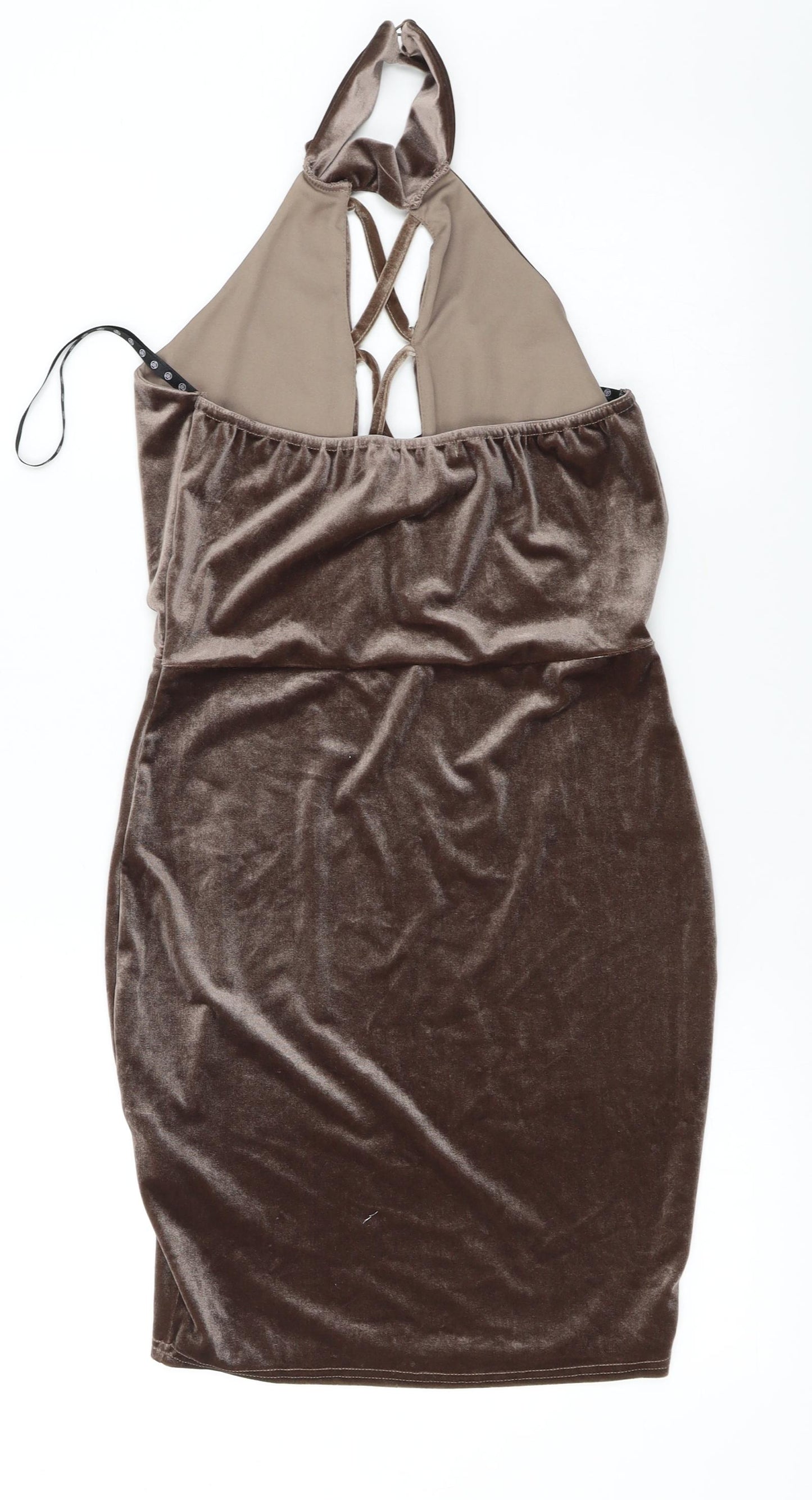 Missguided  Womens Brown   Bodycon  Size 10