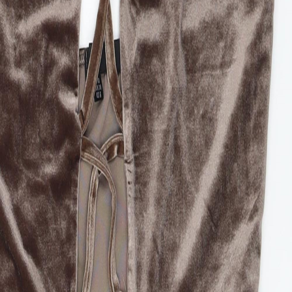 Missguided  Womens Brown   Bodycon  Size 10