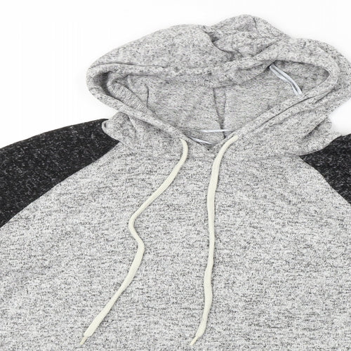 Ambiance  Womens Grey   Pullover Hoodie Size L